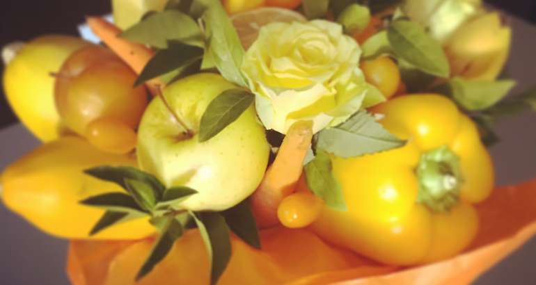 Bouquet de fruits et légumes