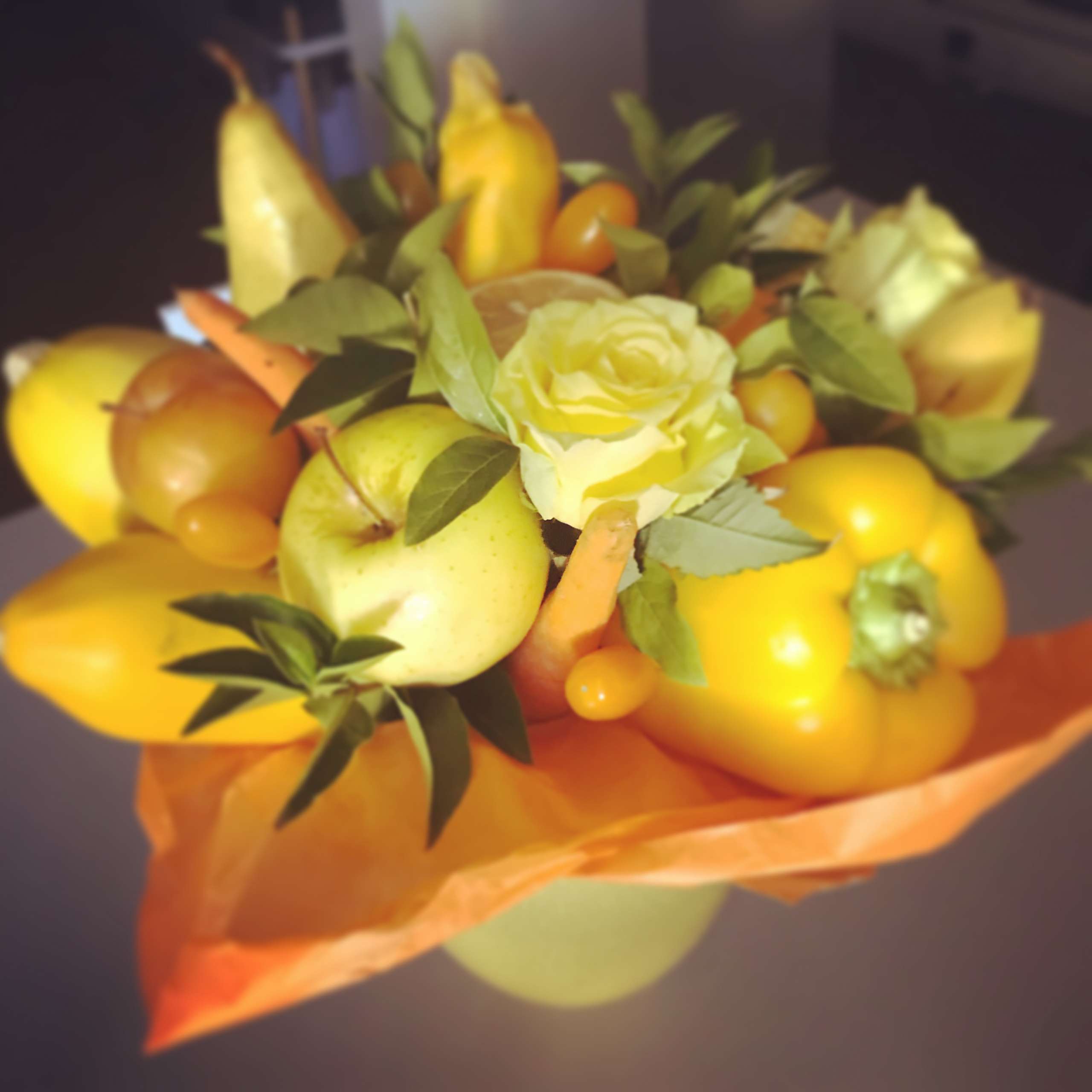 Bouquet de fruits et légumes